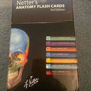 Netter’s Anatomy Flash Cards